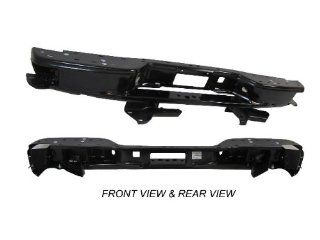 02 06 CHEVY AVALANCHE (WITH BODY CLADDING TYPE) REAR BUMPER FACE BAR Powder coating BLACK ASSY, WITH HITCH BAR, WITH PADS, WITH BOLT & NUTS, WITH LICENS LAMP, WITH BRACKETS Automotive