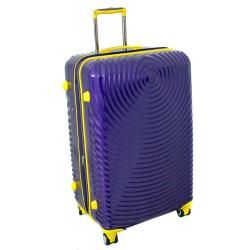 American Vertigo Purple 3 piece Lightweight Expandable Hardside Spinner Luggage Set With TSA Lock Three piece Sets