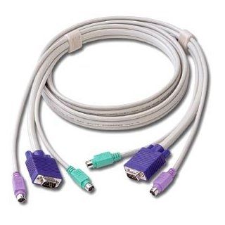 10FT 3 IN 1 PS/2 KVM Cable Computers & Accessories