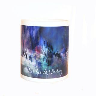 northern lights ceramic mug by nikki strange