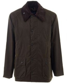 Barbour Brown Wax Coated Cotton Jacket