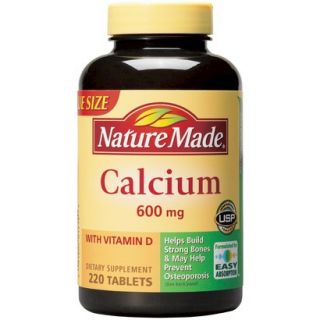 Nature Made Calcium with Vitamin D 600 mg Tablet