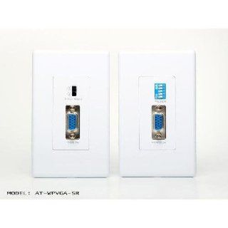Atlona Passive VGA Extender Wall Plate Kit Up To 330FT Over 1 X CAT5/6/7 Cable ( Computers & Accessories