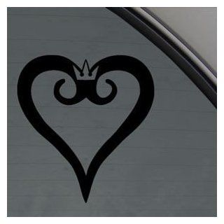 Kingdom Hearts Black Sticker Decal Sora Ps2 Game Black Car Window Wall Macbook Notebook Laptop Sticker Decal    