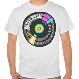 House Music Vinyl T Shirts