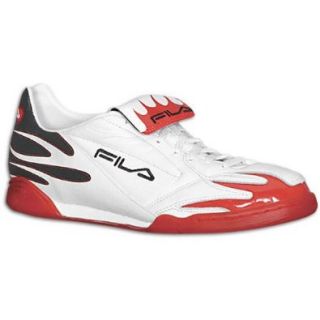 Fila Men's Fiamma Indoor ( sz. 05.5, White/Black/Red ) Shoes
