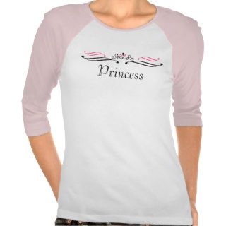 Princess Scroll Crown Baseball Shirt