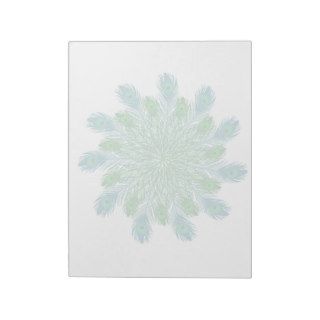 Trendy Chic Peacock Feathers Notepads
