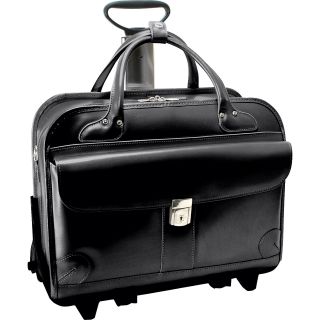 McKlein USA Lakewood Fly Through Checkpoint Friendly Removable Rolling Ladies Briefcase