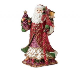 Fitz and Floyd Renaissance Santa Musical Figurine —
