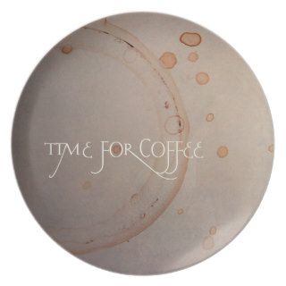 Time for coffee plate