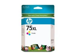 HP 75XL Tri Color Ink Cartridge (CB338WN#140)   Electronics