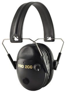 Pro Ears Pro 200 Electronic Hearing Protection & Amplification Ear Muffs  Pro Ears Gold  Sports & Outdoors