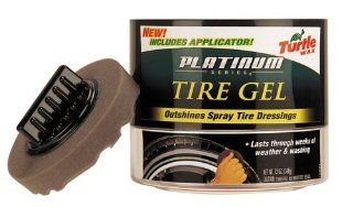 Turtle Wax T339 Platinum Series Non Drip Tire Gel w/Applicator, 13 ounces Automotive