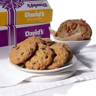 David's Cookies BOGO Oatmeal Raisin Cookies with Bonus Chaos Cookie Auto Ship&r