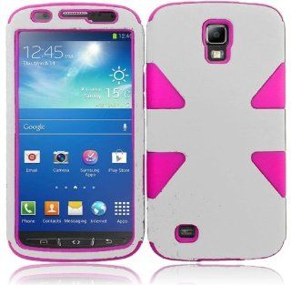 Samsung Galaxy S4 Active i537 ( AT&T ) Phone Case Accessory Pink Dual Protection D Dynamic Tuff Extra Strong Cover with Free Gift Aplus Pouch Cell Phones & Accessories