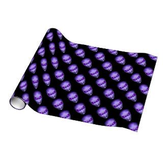 Purple Alien Wrapping Paper