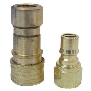 LASCO 17 5461 1/2 Inch Female Pipe Thread Gas Mate Quick Plug and Coupler Set   Pipe Fittings  