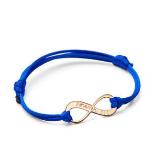 teenager's personalised infinity bracelet by merci maman