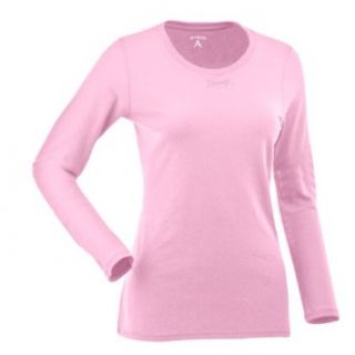 MLB Atlanta Braves Women's Relax Long Sleeve Tee, Mid Pink, X Large  Sports Fan T Shirts  Clothing