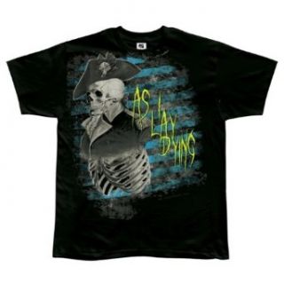 As I Lay Dying   Dead Pirate T Shirt Music Fan T Shirts Clothing