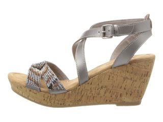 Minnetonka Zoey Pewter Leather/Metallic Multi