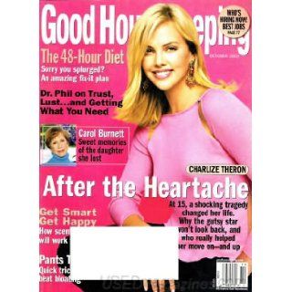 Good Housekeeping Magazine   Charlize Theron on Cover   Carol Burnett on the Daughter She Loved and Lost   The 48 Hour Diet (October, 2002) Books