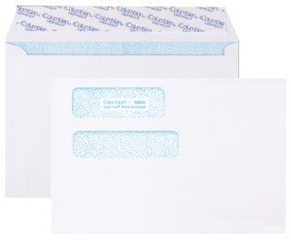 Columbian CO335 6x9 Inch Dubl Vue Window Grip Seal Security Tinted White Envelopes, 250 Count  Forms Envelopes 