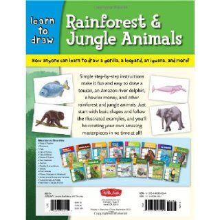Learn to Draw Rainforest & Jungle Animals Step by step drawing instructions for 25 exotic creatures Robbin Cuddy 9781600583094 Books