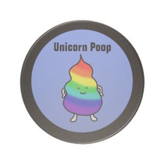Unicorn Poop Funny Coaster Fun Rainbow Poop Joke