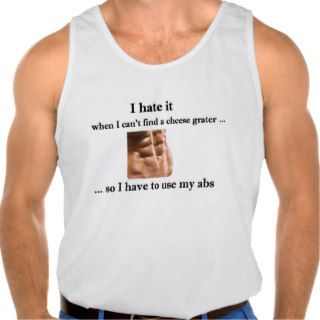 Funny Cheese Grater Abs Tank Top