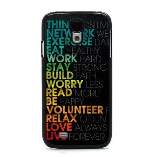Generic (Inspiration) Hard Plastic and Painted Aluminum Hybrid Case With Screen Protector for Samsung Galaxy S4 (I9500 / I9505 / I9505G) / SGH i337 Cell Phones & Accessories