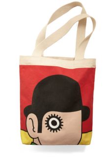 Bookshelf Bandit Tote in Alex  Mod Retro Vintage Bags