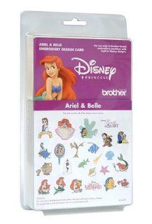 Brother EC347D Ariel and Belle Embroidery Design Card