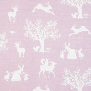 enchanted woodland linen fabric by nubie modern kids boutique