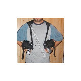 DUEL TACTICAL SHOULDER HOLSTER 2 CLIPS 2 GUNS AIRSOFT  Sports & Outdoors