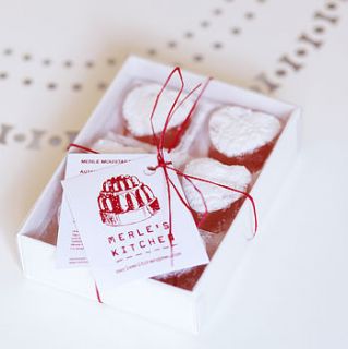 heart shaped rose turkish delight by merles kitchen