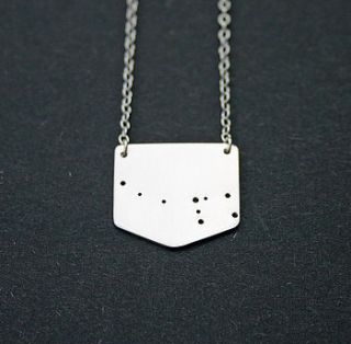 ursa minor little bear constellation necklace by oh someday jewellery