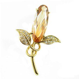 Glamorousky Elegant Brooch with Swarovski Element Crystals (346) Glamorousky Jewelry Jewelry