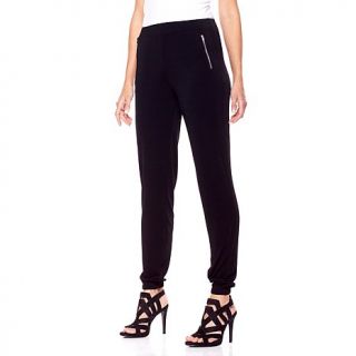 Slinky® Brand Tapered Pants with Elasticized Bottoms