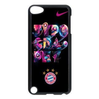 DIY 1 Sports&Football Bayern Munchen Black Print Hard Shell Cover for Apple ipod touch 5th Cell Phones & Accessories