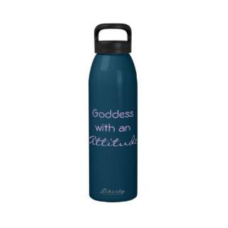 Fun Goddess Quote Water Bottle
