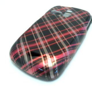 Samsung R355c Brown Plaid Gloss Smooth Hard Case Cover Skin Protector NET 10 Straight Talk Cell Phones & Accessories