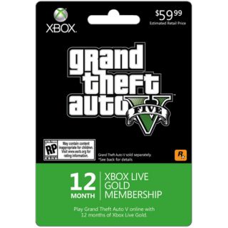 Grand Theft Auto 5 12 Month Subscription $59.99