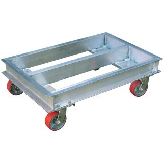 Vestil Dolly —  Aluminum Channel, 2000-Lb. Capacity, 36in.L x 21in.W, Model# ACP-2136-20  Dollies   Accessories