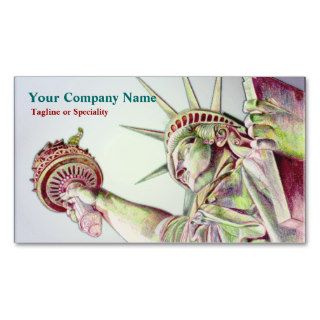 Statue of Liberty Justice Business Card