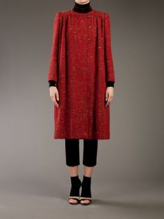 Valentino Vintage Velvet Collar Coat