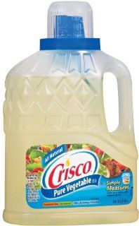 Crisco Pure Vegetable Oil, 64 Ounce (Pack of 6)  Gourmet Oils  Grocery & Gourmet Food