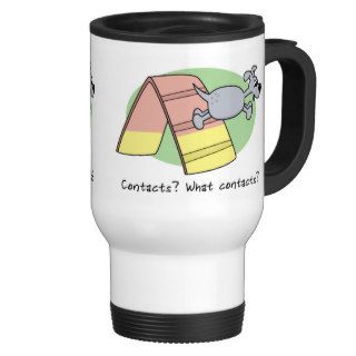 What Contacts? Dog Agility Travel Mug