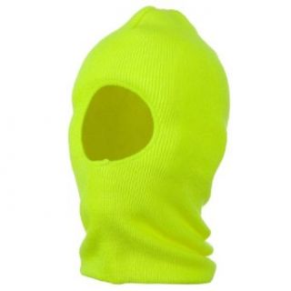 One Hole Thinsulate Face Mask   Neon Yellow at  Mens Clothing store Balaclavas Headwear